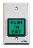 Push to Exit Button with Stainless Plate