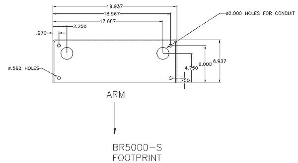 BR5000-S Footprint