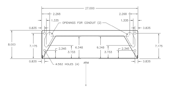 FP500-C Footprint